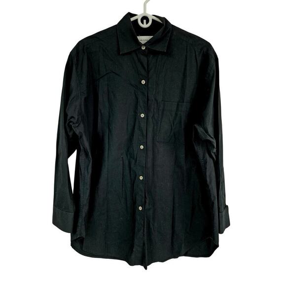 Emanuel Ungaro 100% Cotton Black Button Down  Shirt Sz M - Picture 1 of 4
